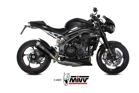 Mivv Tłumik końcowy DELTA RACE CARBON TRIUMPH SPEED TRIPLE 1050 R / S / RS 2018-2020