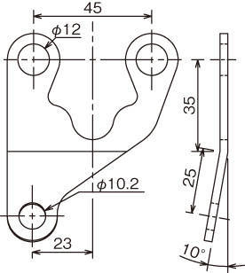 Wspornik antywstrząsowy do VELONA 60