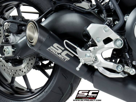 SC-Project układ wydechowy S1 Matt Black Yamaha XSR 900 (2016 – 2020)