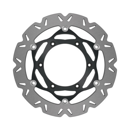 EBC Tarcza hamulcowa motocyklowa SMX6323 Supermoto, 320mm, konturowa, Carbon Look