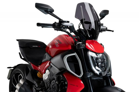 Owiewka PUIG do Ducati Diavel V4 2024-2025 (Touring) Mocno przyciemniany (F) 21713F