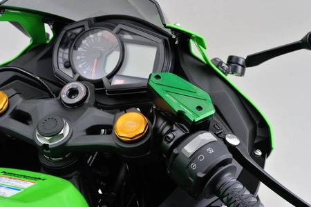 Pokrywa zbiorniczka płynu hamulcowego FRONT KAWASAKI CNC zielony Z650 Z900   