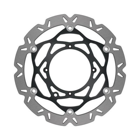 EBC Tarcza hamulcowa motocyklowa SMX6184K9 Supermoto, 320mm, konturowa, Carbon Look