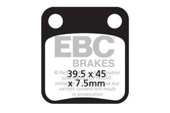 EBC Klocki hamulcowe FA054R (kpl. na 1 tarcze) (odpowiednik PROX 37.202002)