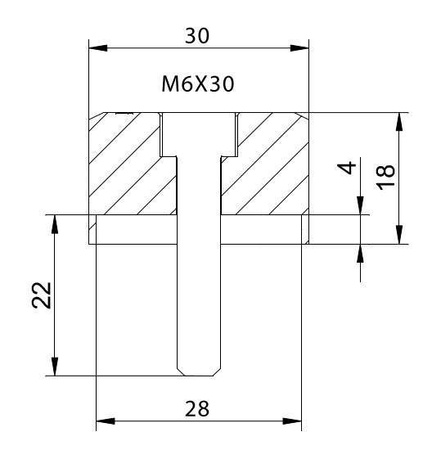 Adapter lusterek PUIG Hi-Tech IV / Tracker (9871N, lewy lub prawy) Czarny (N) 9871N