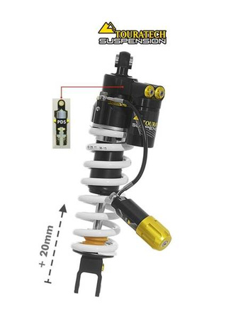 Touratech Suspension shock absorber for Honda CRF1100L Africa-Twin from 2020 type Extreme High +20mm