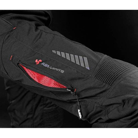  SPODNIE MOTOCYKLOWE TEKSTYLNE 4SR BK 2