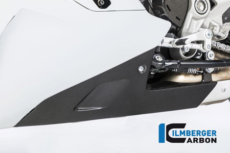 Bellypan tylny - karbon połysk do Ducati Supersport 939 ILMBERGER VEU.011.DSS7G.K