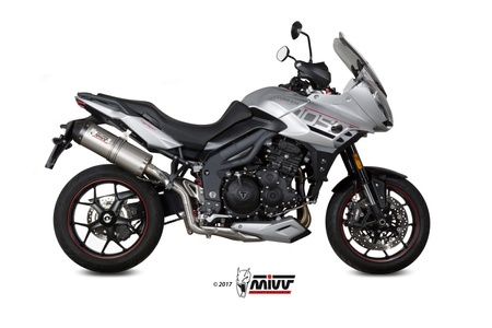 Mivv Tłumik końcowy OVAL TITANIUM with carbon cap TRIUMPH TIGER 1050 2017-2020