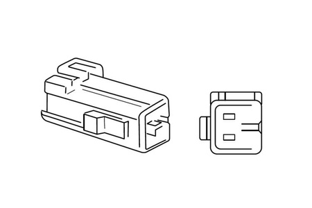Przewody do podłączenia oświetlenia tablicy w Yamaha MT-125 Czarny (N) 20587N