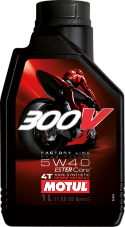 MOTUL Olej silnikowy 300V 5W40 4T FL 1L 

- 100% Synthesis (104112)