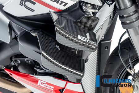 Osłona chłodnicy prawa - połysk ducati Streetfighter V2 (od 2022) ILMBERGER WKR.005.V2SFG.K