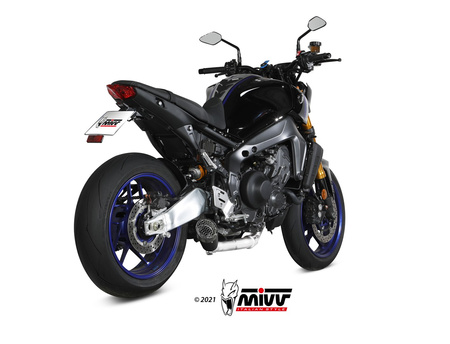 Mivv Układ Wydechowy X-M5 Inox Nero Yamaha MT-09 2021-2023