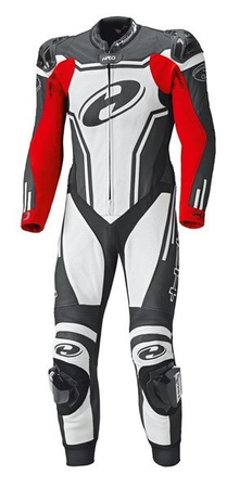 Motocyklowy Kombinezon Skórzany Held Rush Black/White/Red