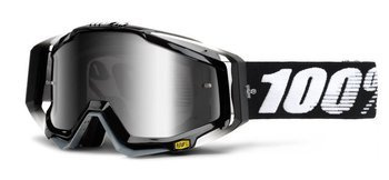 100 PROCENT (2020) PROMOCJA GOGLE MODEL RACECRAFT ABYSS BLACK KOLOR CZARNY SZYBKA SREBRNE LUSTRO+BEZBARWNA+ZRYWKI