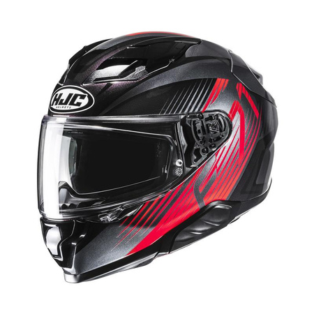 KASK MOTOCYKLOWY HJC F71 CATOS BLACK RED