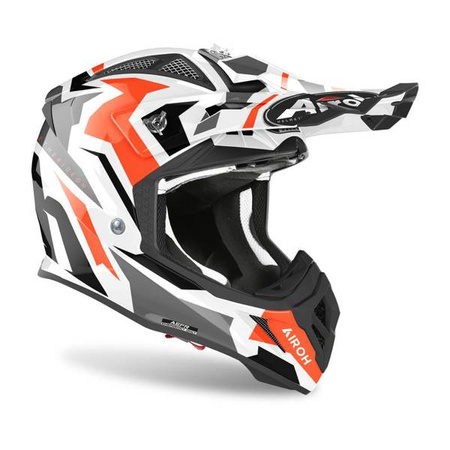 KASK AIROH AVIATOR ACE SWOOP ORANGE GLOSS