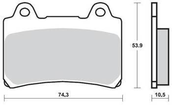 KLOCKI HAMULCOWE SBS 590 DCC
