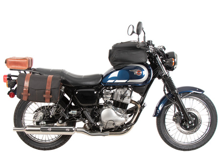 Tube rear rack black shine for Kawasaki W230 / Meguro S1 (2025-)