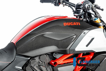 Osłona zbiornika prawa - połysk diavel 1260 (od 2019) ducati ILMBERGER TAR.013.DI19G.K.