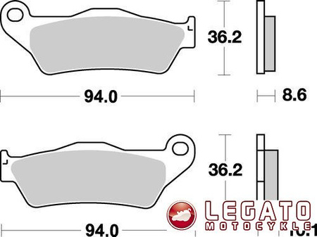 KLOCKI HAMULCOWE SBS 742 LS