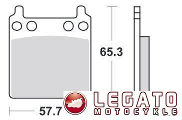 KLOCKI HAMULCOWE SBS 509 H.CT