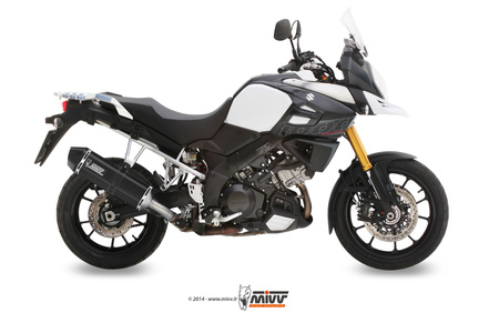 Mivv Tłumik końcowy SPEED EDGE BLACK stal nierdzewna SUZUKI V-STROM 1000 2014-2020