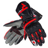 Motocyklowe Rękawice Skórzane Rebelhorn ST Long Lady Black/Grey/Flo Red