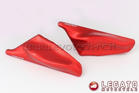 Zaślepki lusterek EVOTECH RC Ducati czerwone
