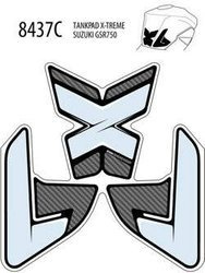 TANKPAD EXTREME SUZUKI GSR750 11-16 TRZYCZĘŚCIOWY