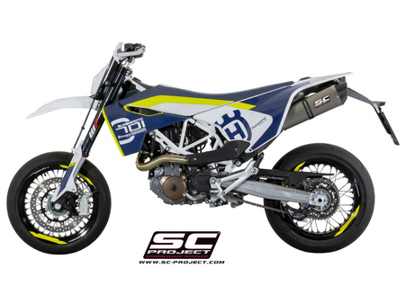 SC Project Tłumik końcowy Oval Titanium Husqvarna 701 2016-2020