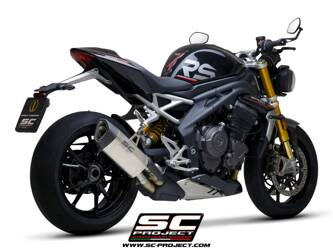 SC-Project tłumik końcowy SC1-R GT tytan Triumph SPEED TRIPLE 1200 RS (2021 - 2024) – RR
