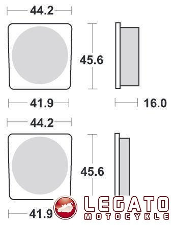 KLOCKI HAMULCOWE SBS 522 HF