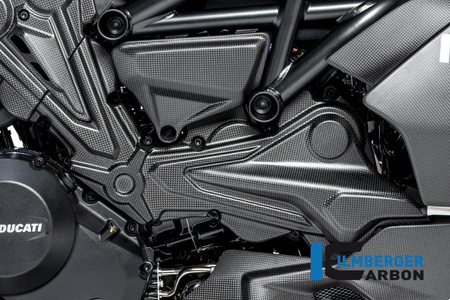 Osłona paska rozrządu poziomego cylindra – matowa DUCATI Diavel 1260 (od 2019) ILMBERGER ZAH.111.DI19M.K