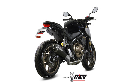 Mivv Układ wydechowy DELTA RACE BLACK STAINLESS STEEL HONDA CB 650 R 2019-2023