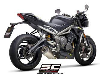 SC-Project tłumik końcowy SC1-R tytan Triumph STREET TRIPLE 765 S - R - RS (2020 – 2022)