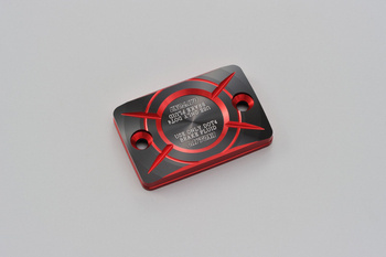 Prostokątna pokrywa zbiorniczka płynu hamulcowego HONDA (B) czerwony