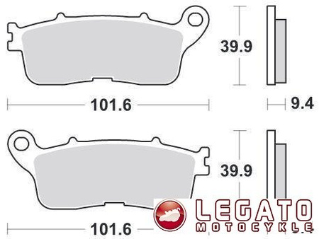 KLOCKI HAMULCOWE SBS 892 LS