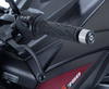 KOŃCÓWKI KIEROWNICY SUZUKI GSX-S750 (17-) YAMAHA X-MAX 300 (17-) BLACKKOŃCÓWKI KIEROWNICY R&G SUZUKI GSX-S750 17, YAMAHA XMAX 300 17-, SUZUKI GSX-R125, BLACK