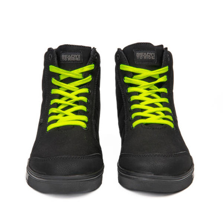 Buty Motocyklowe Ozone Town Black/Fluo Yellow
