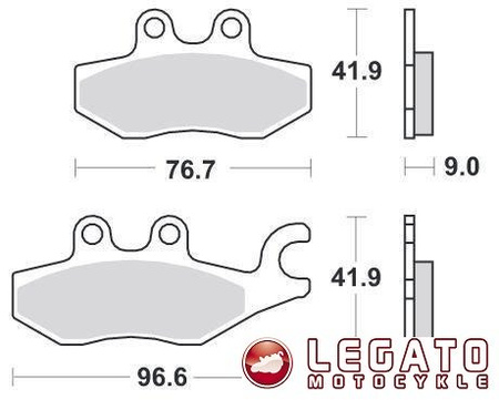 KLOCKI HAMULCOWE SBS 187 HF
