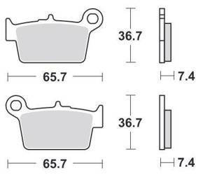 KLOCKI HAMULCOWE SBS 199 HF