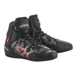 BUTY ALPINESTARS FASTER-3 BLACK/GREY CAMO/FLUO RED