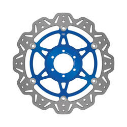 EBC Tarcza hamulcowa motocyklowa VR621BLU VEE, niebieska