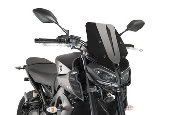 Owiewka PUIG do Yamaha MT-09 17-20 (Touring) Czarny (N) 9377N