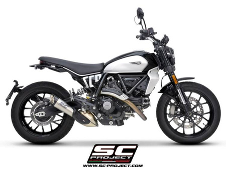 SC-Project tłumik końcowy S1 tytan Ducati Scrambler 800 (2023-2024)