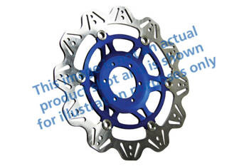 EBC Tarcza hamulcowa motocyklowa VR3088BLU VEE, niebieska