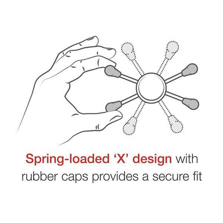 RAM® X-Grip® Duży uchwyt na telefon z przyssawką Twist-Lock™ - średni