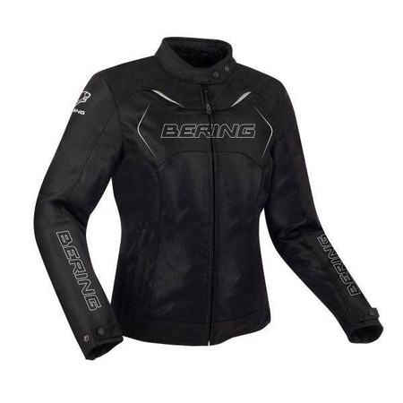 Kurtka turystyczna BERING LADY VOLGA kolor biały/czarny