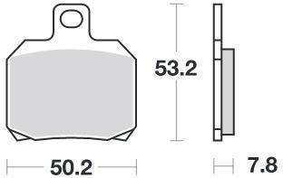 KLOCKI HAMULCOWE SBS 730 RQ